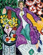 Henri Matisse Woman in a Purple Coat oil painting reproduction